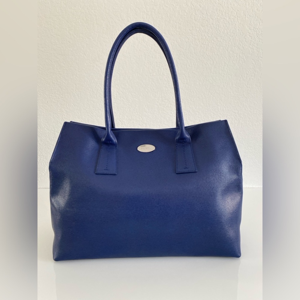Furla Royal Blue Tote Bag